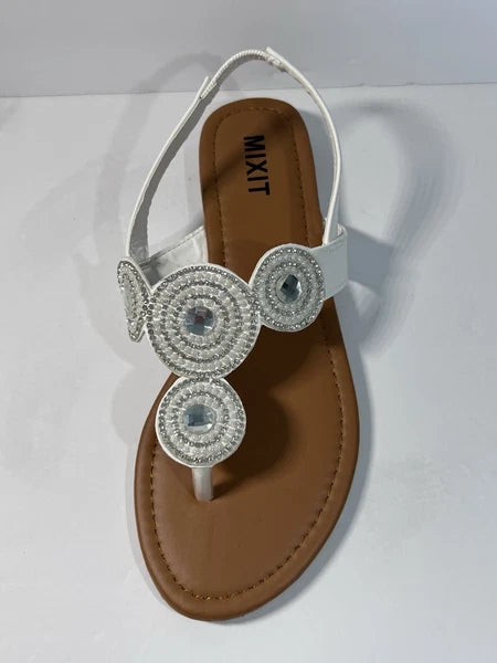 MIXIT Women’s Summer Slide Sandals Size 7 Casual & Comfy Style