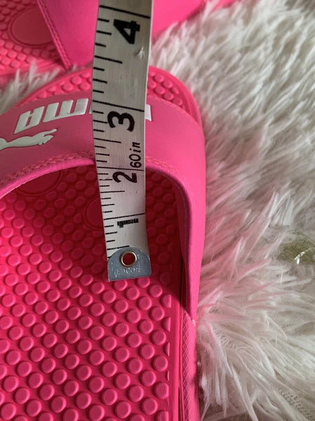 Women’s Slides Size 9 PUMA Cool Cat Knockout Style: 371013-12 Pink White