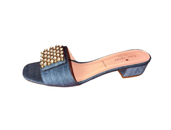 $278 Kate Spade New York Mazie Crystal Bling Embellishment Mule Sandal 8
