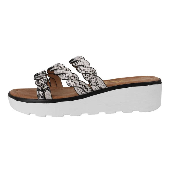 Women Comfort Fashion Strappy Slide Open Toe Platform Wedge Sandals Casual Shoes