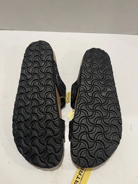 NWT Birkenstock Tatami Black Strappy Sandals Slides Women’s EU 41 US 10