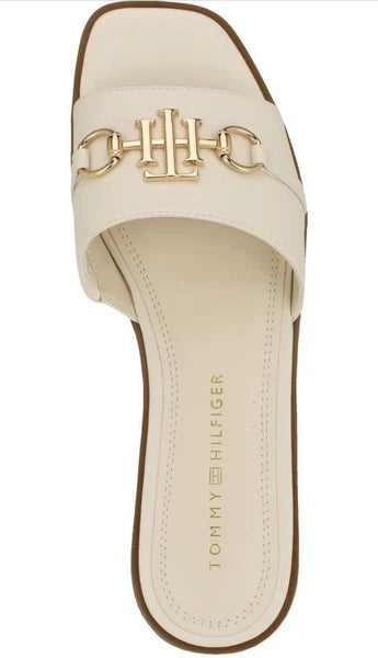 Tommy Hilfiger Women's Pipper Flat Sandal Ivory
