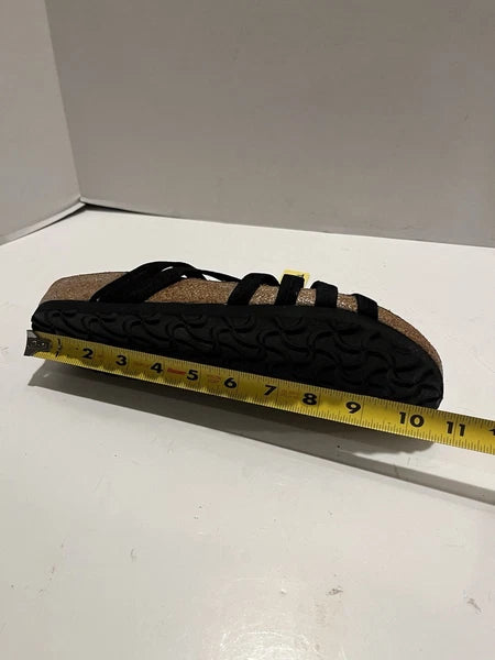 NWT Birkenstock Tatami Black Strappy Sandals Slides Women’s EU 41 US 10