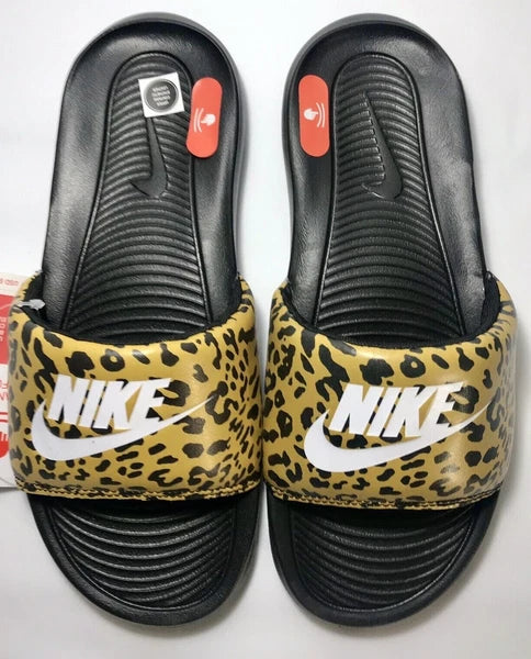 NIKE VICTORI ONE Women's Printed Slide Sz. 7 Chutney/Multicolor Style #CN9676700
