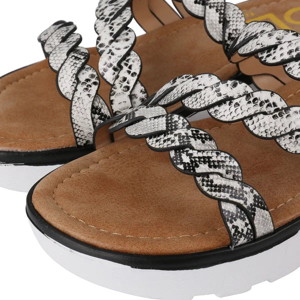 Women Comfort Fashion Strappy Slide Open Toe Platform Wedge Sandals Casual Shoes