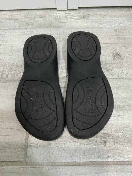 Tatami By Birkenstock Women’s 10 US/ 41 EU Black Leather Cross Strap Sandals