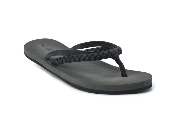 New Women's RDVOL Casual Beach Flip Flops Braided Sandals Glitter Fashion Shoe