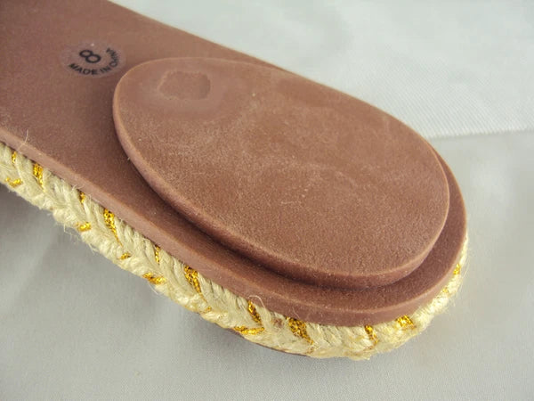 Women's Buckle Slide Sandal, Easy USA Style #S7817, Dark Brown NEW