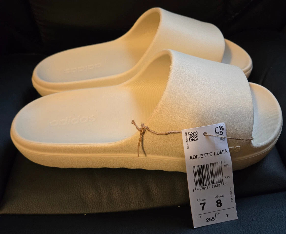 Adidas Sandals Slides Adilette Lumia Style JP9578 Size 7 Men 8 Women