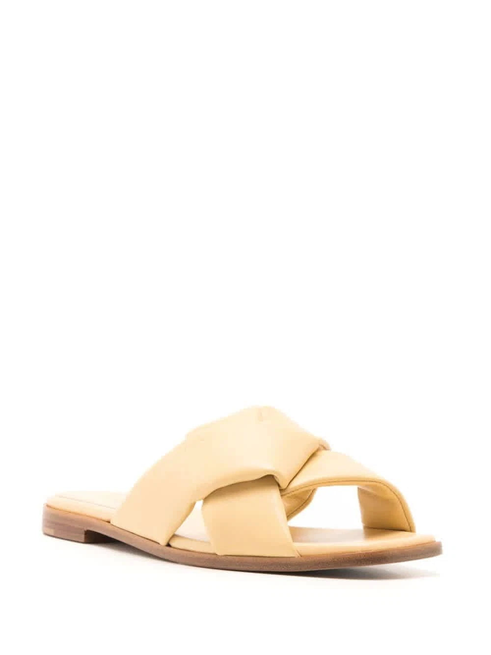 Ferragamo Alrai Knott Strap Nappa Slides