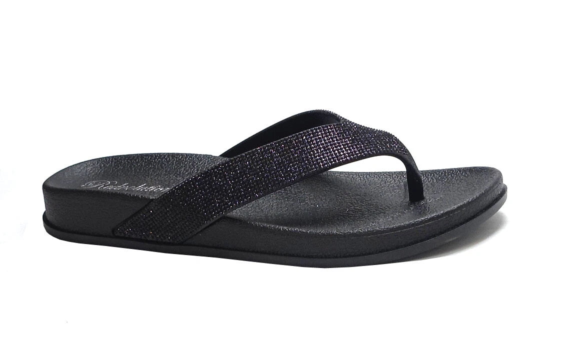 NEW Women's Rhinestone Glitter Sandals Fashion Jewel Flip Flops Shoes