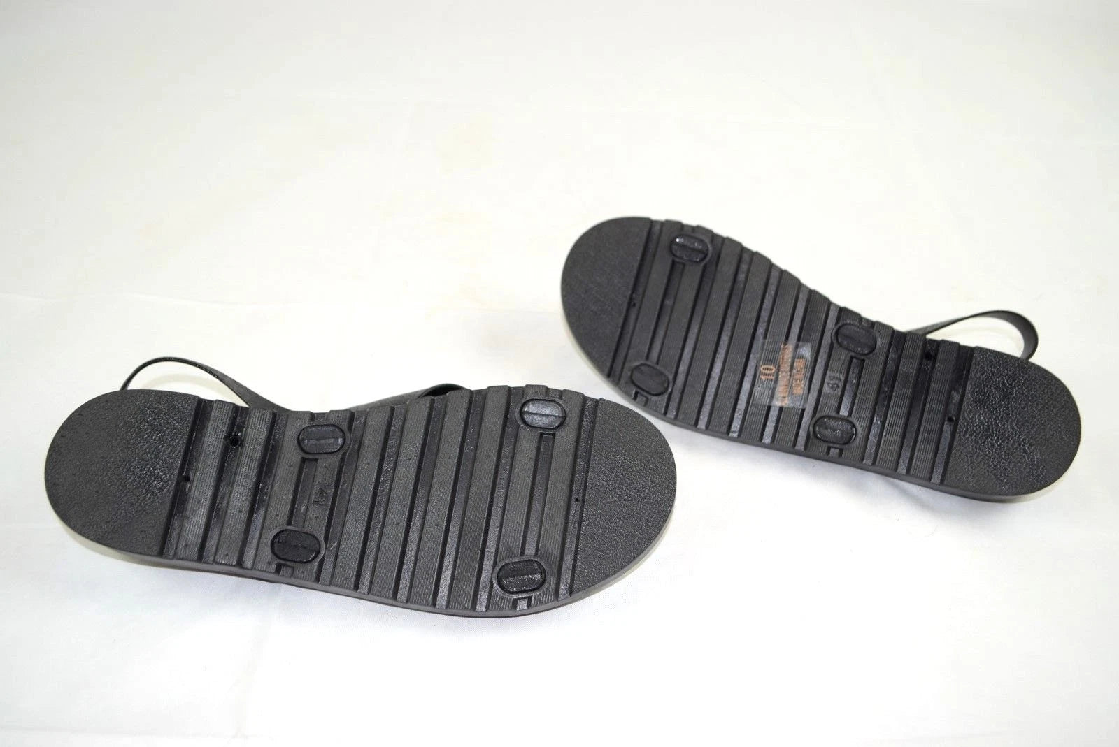 H2K Black Sparkle Fashion Sandals Bling Slides Size 10 Euro size 41 Buckle