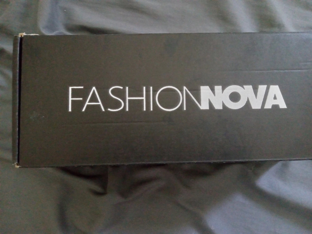 Fashion Nova Night Slides Black Size 11