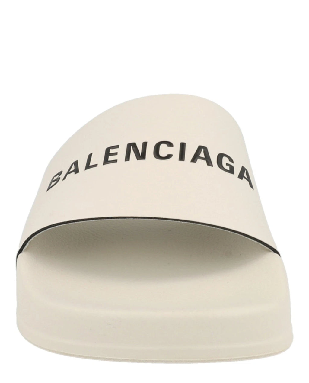 Balenciaga Unisex-Child Logo Pool Slides