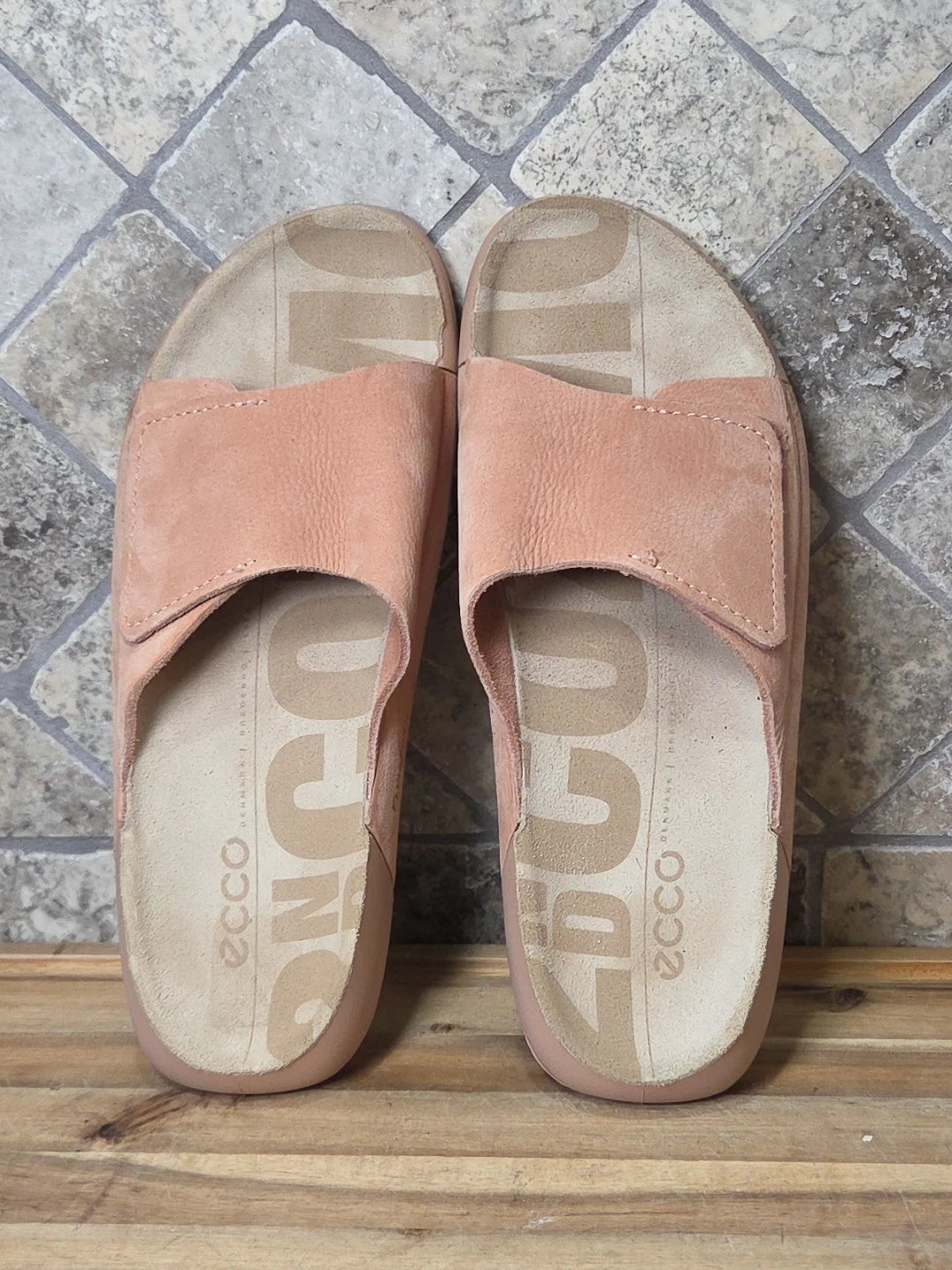 ECCO  2nd cozmo  fluidform one-band slide sandals women's size US 8-8.5 EU 39