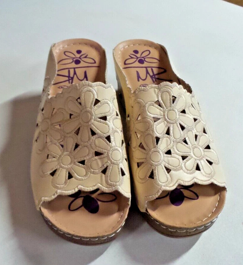 Fashion Slide Slippers Sandals Shoes Wedge Platform Heels Women's Platforms 8.5
