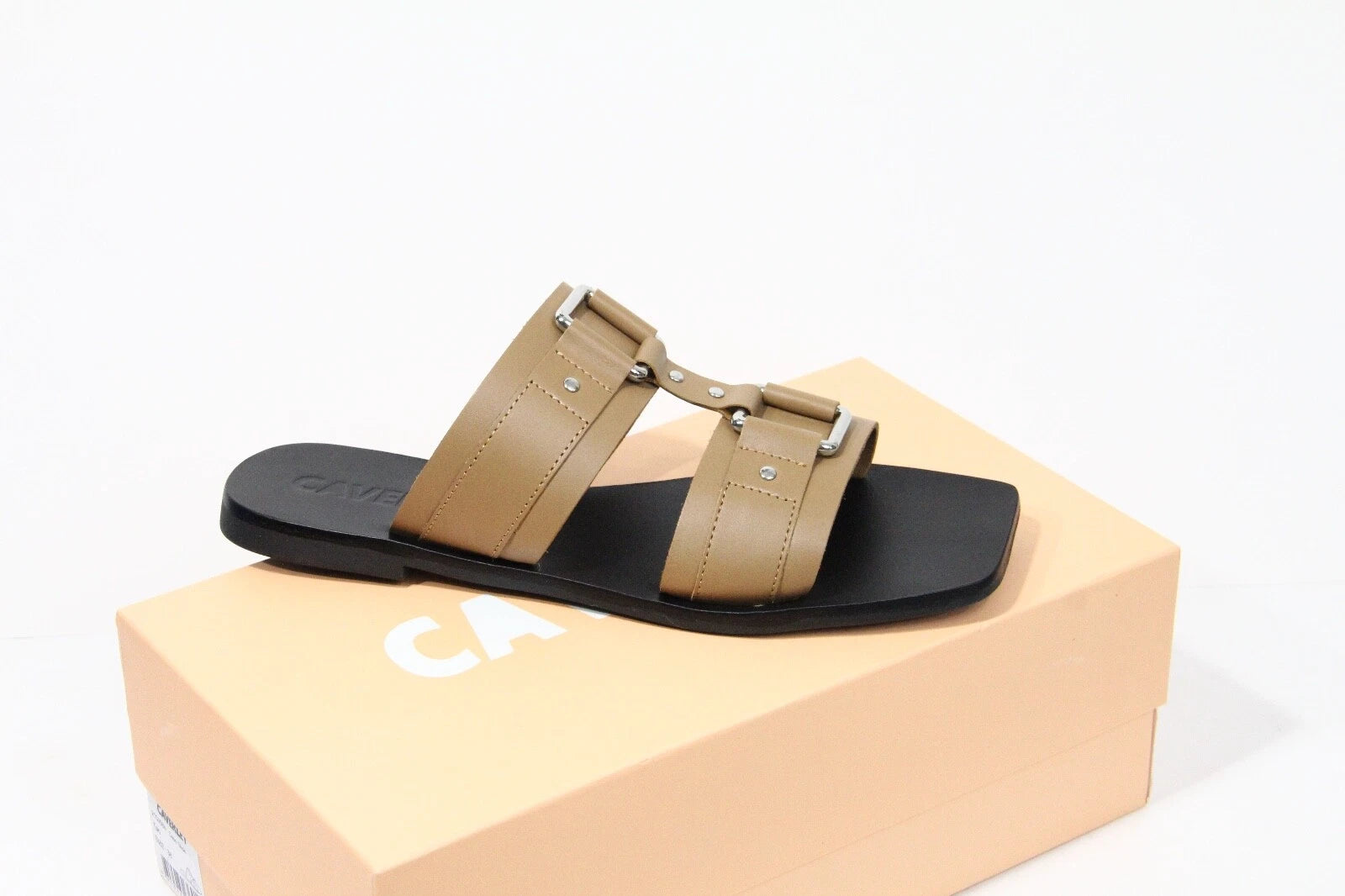 Caverley Cass Sandals New Eu 39 Women Leather Slide Minimalist style Shoes