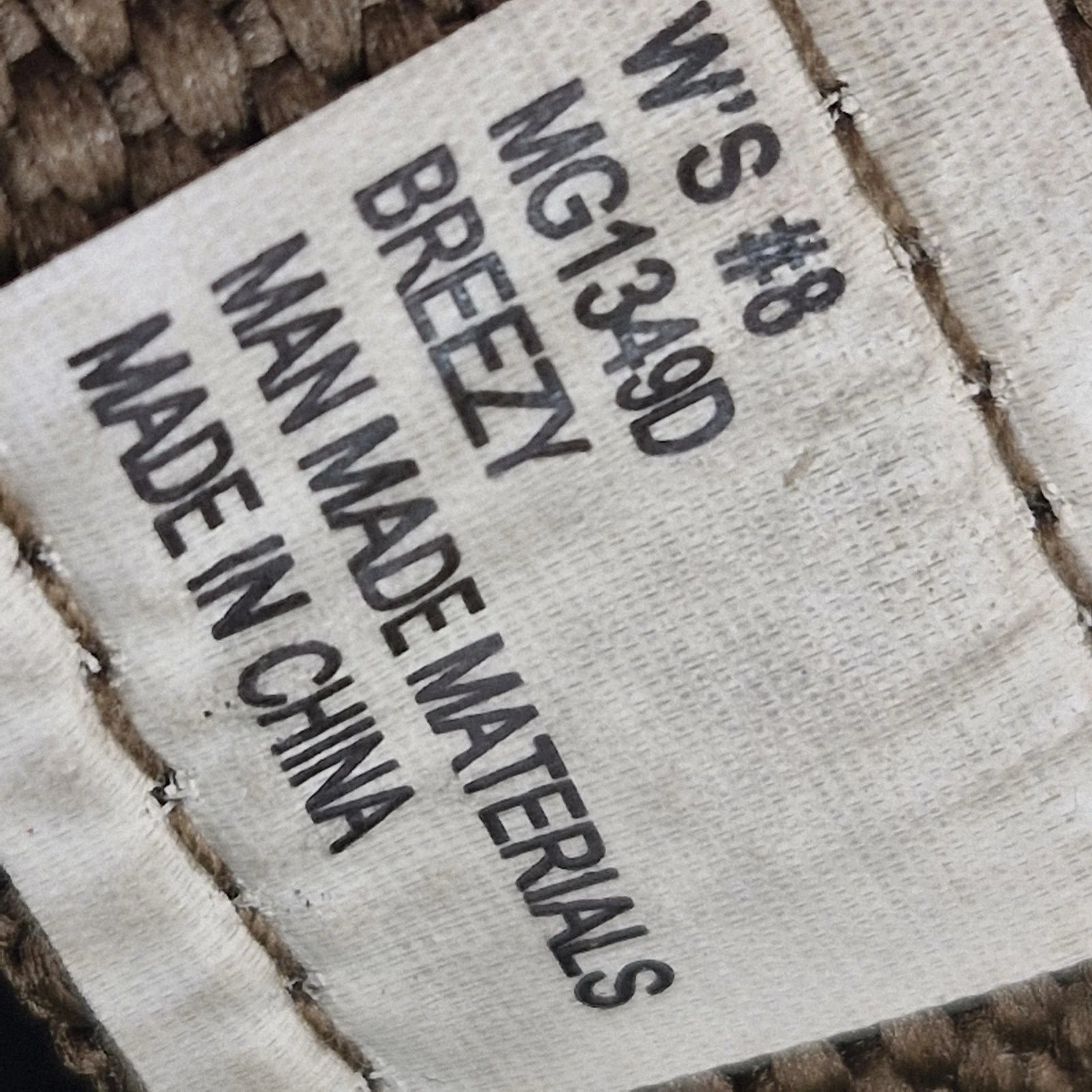 Lot 2 Margaritaville Flip Flops Breezy Wedge Style Tan & Green Palm Trees Size 8