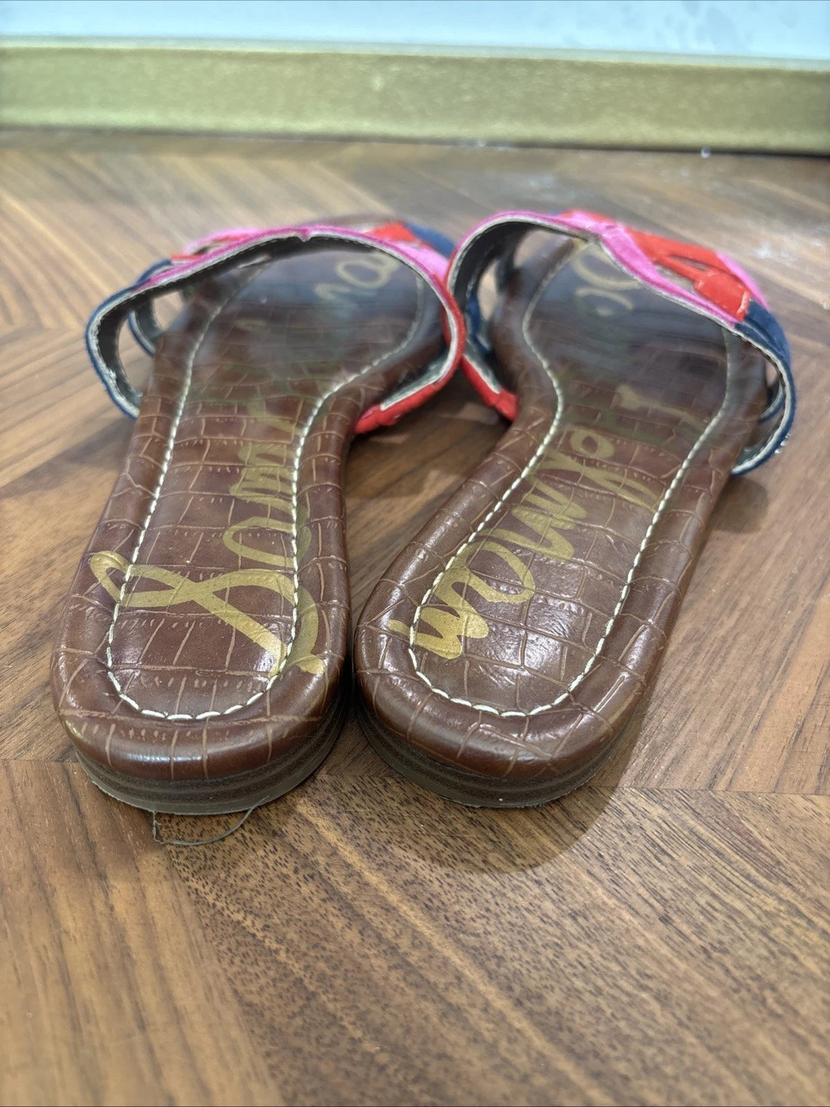 Sam Edelman Bay 6 Colorful Slide Sandals Size 6