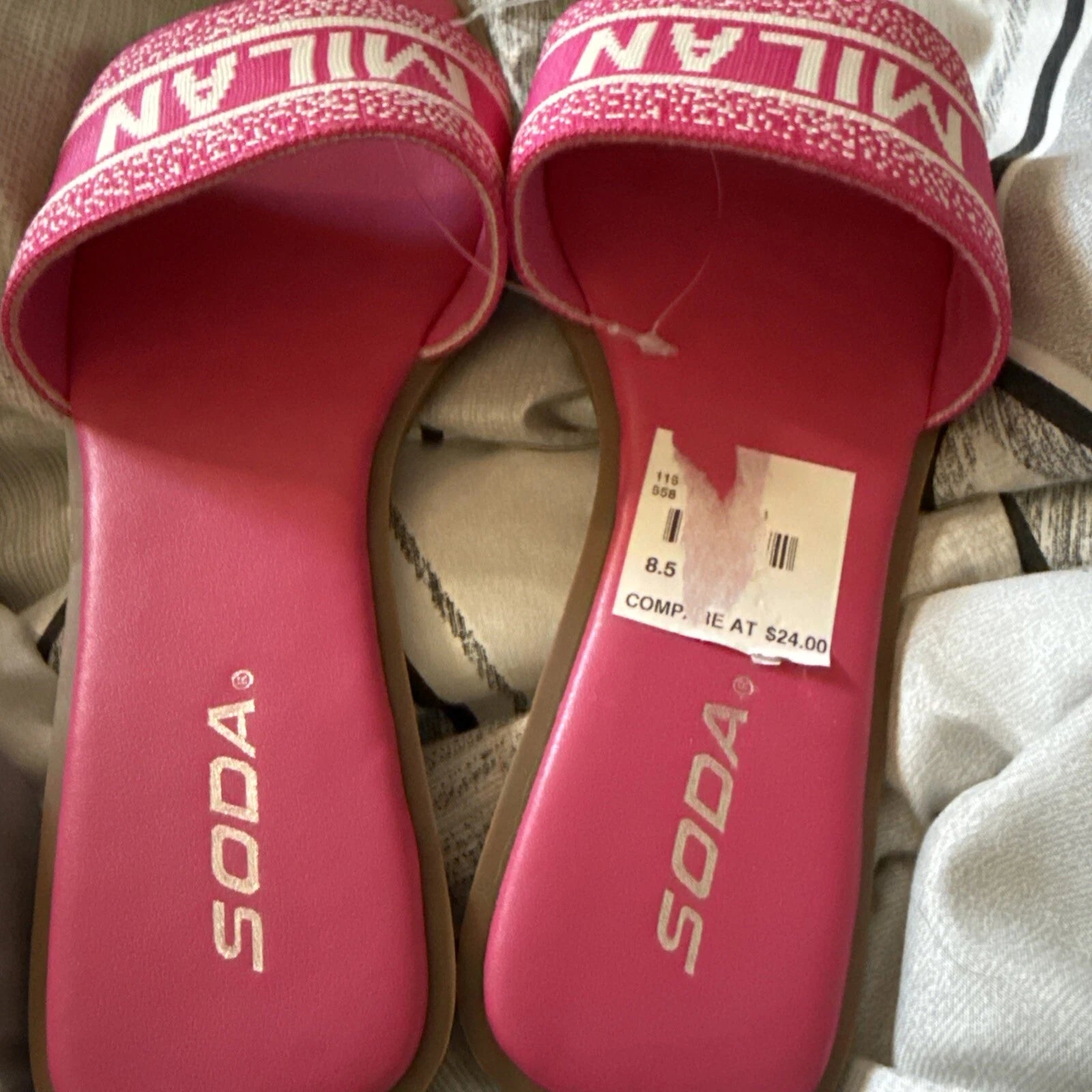 Milan Sandals-NWT By Soda Size 8 1/2