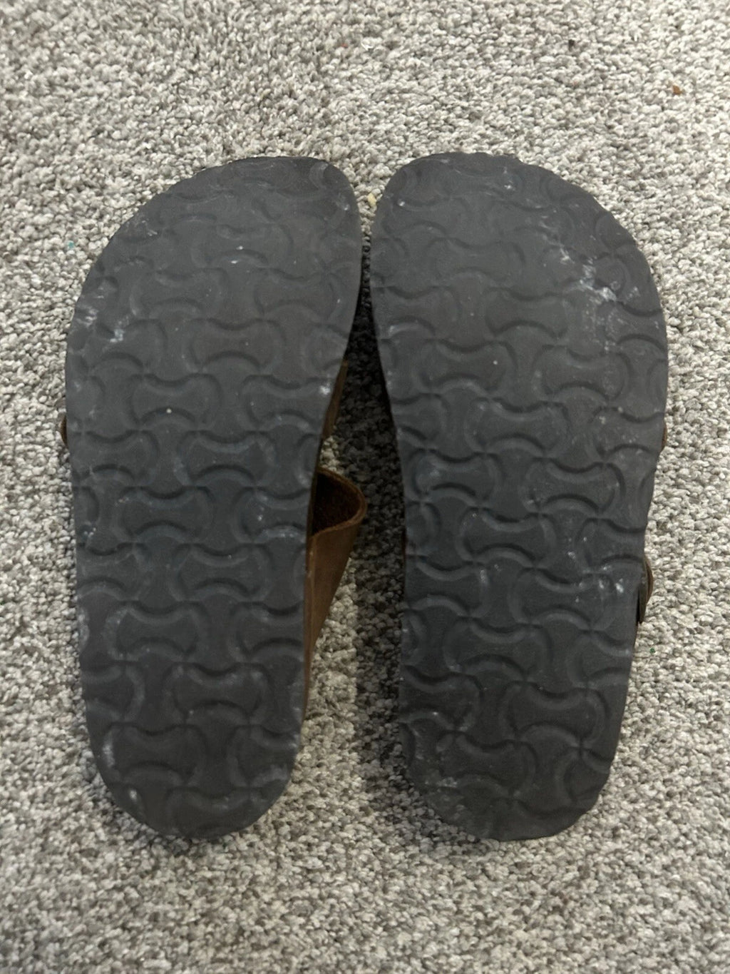 Leather Birk Style Sandals Women’s SZ 8 Brown Summer Vacation Travel Wear