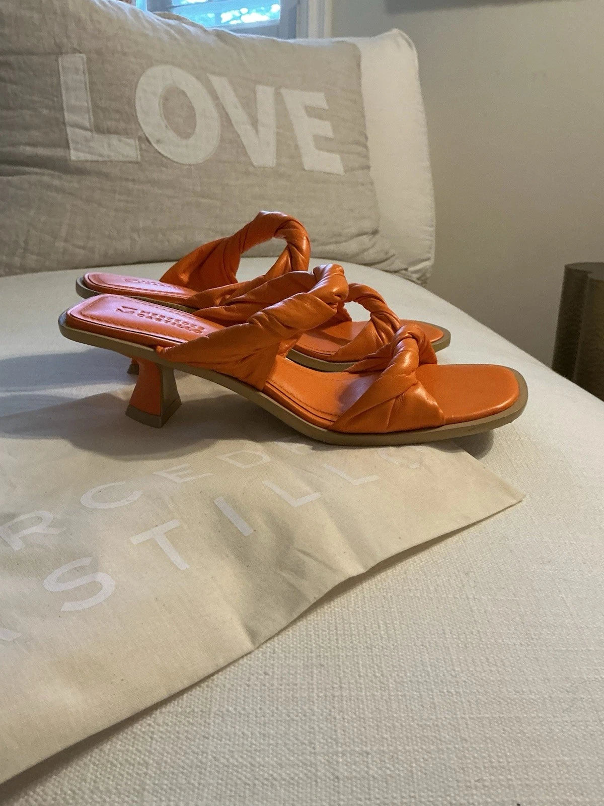 Mercedes Castillo Women's Frida Sandals Kitten Heels Shoes 8 / 38 $485