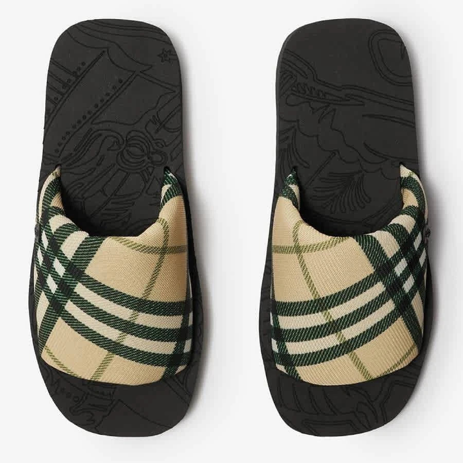Burberry Check Trek Slides