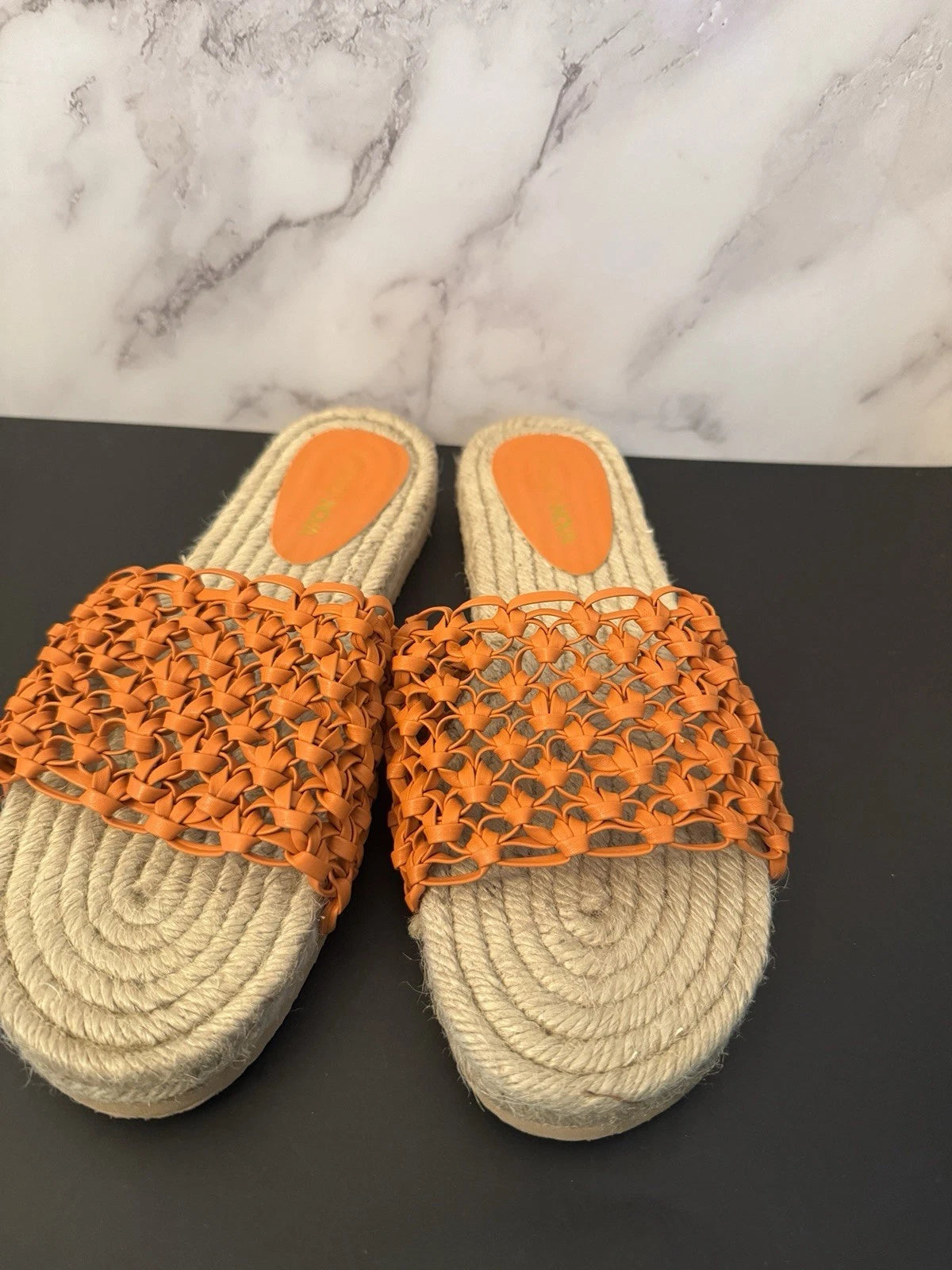 Fashion Nova Ansley Orange Sandals
