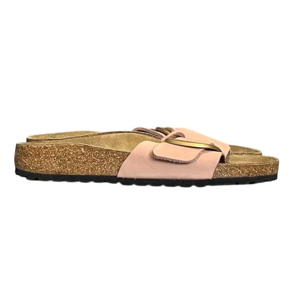 Birkenstock Madrid Big Buckle Women's Sandals Soft Pink 7 Leather Summer Narrow