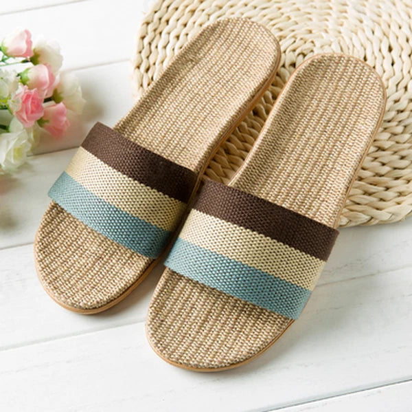 Fashion Men Slip on Slides Indoor Home Slippers Summer Sandal Casual Beach Shoes