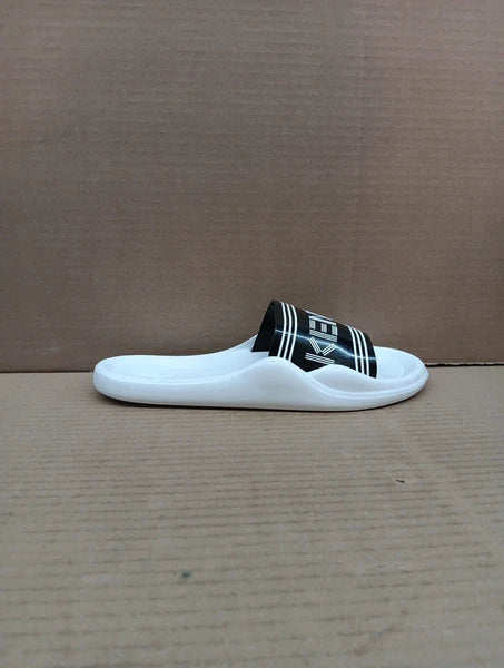 Kenzo Pool Sandal Women Slides Style- K72p185, White/black,  Eur Sz 41, Sz 10.5