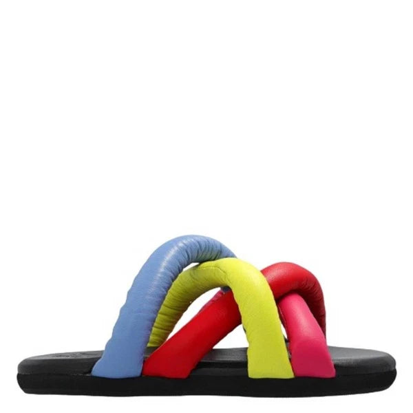 Moncler Ladies Jbraided Slides Sandals