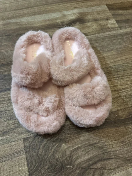 Fashion Nova Style Kandi Color Blush Slides  Size 8