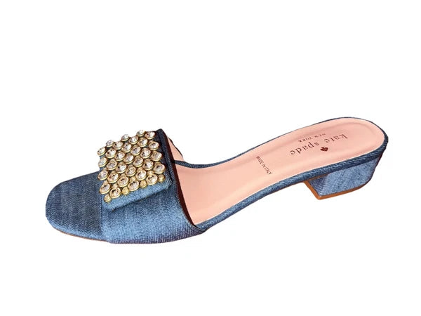 $278 Kate Spade New York Mazie Crystal Bling Embellishment Mule Sandal 8