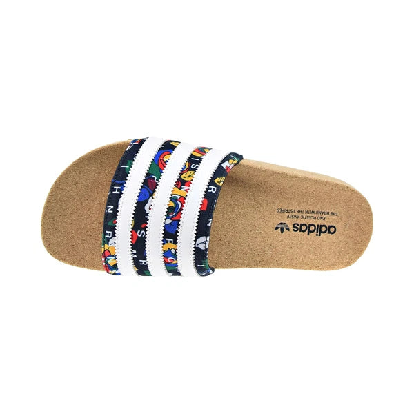 Adidas Rich Mnisi Adilette Women's Slides Black/White/Supplier Colour gw0564