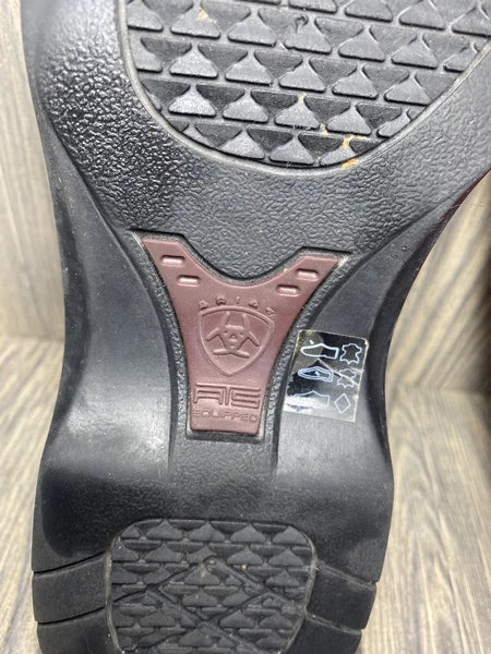 ARIAT Women’s Sandals Size:6.5B Style# 94160 Red Leather Open Toe Slides Sandals