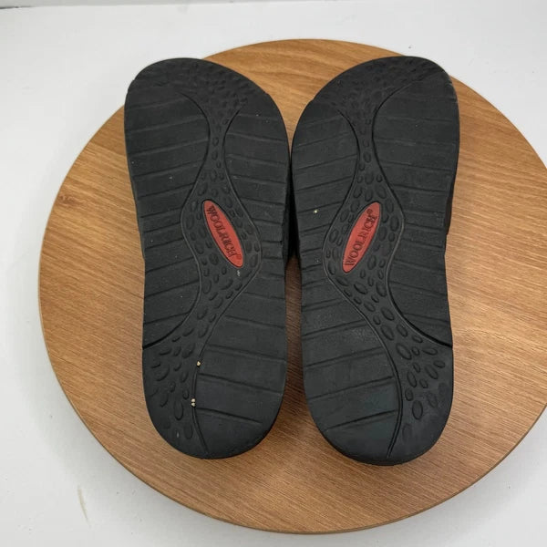Woolrich Suede Leather Slides Sandals Comfort Corkcore Footbed Women Size 6.5