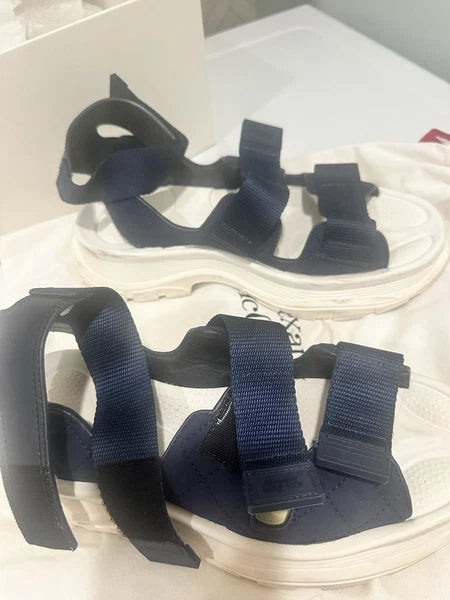 Alexander McQueen Womens Slide Sandals