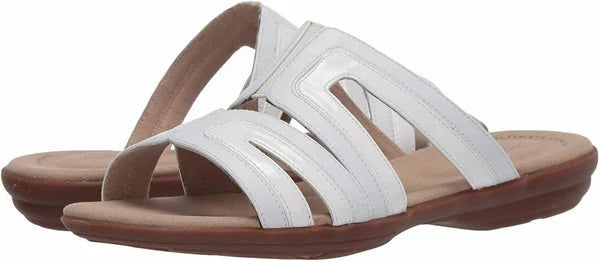 Clark's Collection Sandals Womens Ada Lilah Slip-On OrthoLite Comfort Retail $90
