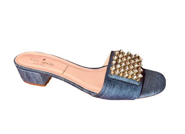 $278 Kate Spade New York Mazie Crystal Bling Embellishment Mule Sandal 8