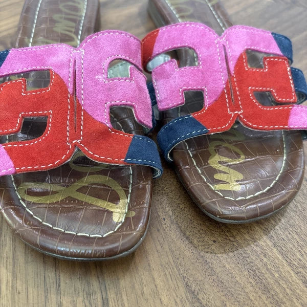 Sam Edelman Bay 6 Colorful Slide Sandals Size 6