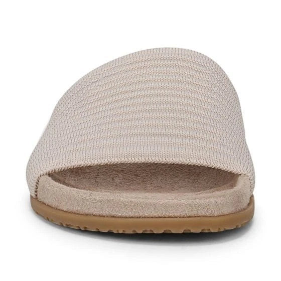 HOT PRICE New Style Vionic Women's Evie Knit Slide Sandal, Cream