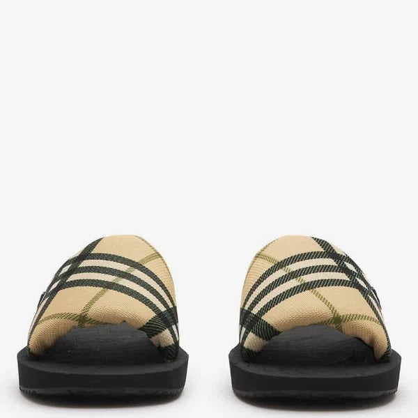 Burberry Check Trek Slides