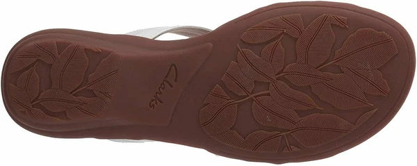 Clark's Collection Sandals Womens Ada Lilah Slip-On OrthoLite Comfort Retail $90