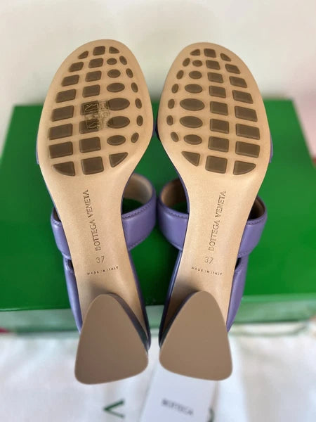BOTTEGA VENETA Vienna Calf  "The Band" Strap Mule Sandal, Comfy, Padded, 37EU