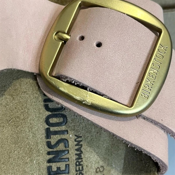 Birkenstock Madrid Big Buckle Women's Sandals Soft Pink 7 Leather Summer Narrow