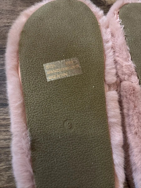 Fashion Nova Style Kandi Color Blush Slides  Size 8
