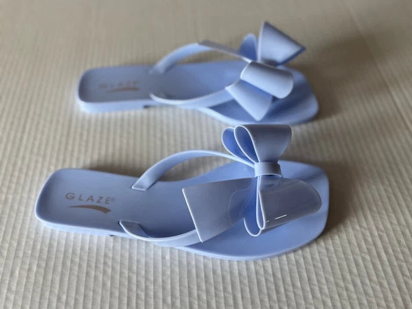 GLAZE women's synthetic fashion sandals, blue, Size 6 1/2, New