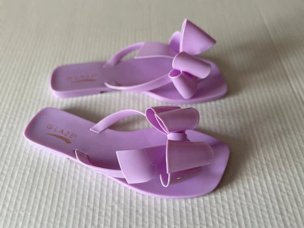 GLAZE women's synthetic fashion sandals, lilac, Size 7 1/2 , New