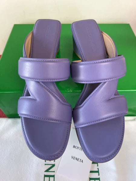 BOTTEGA VENETA Vienna Calf  "The Band" Strap Mule Sandal, Comfy, Padded, 37EU
